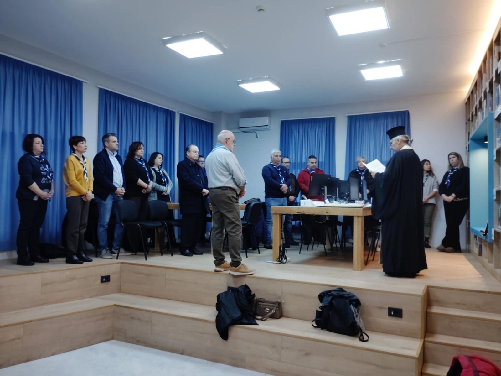 Συνάντηση Εφόρων και Αρχηγών Προσκόπων στην Βιβλιοθήκη.